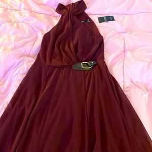 Lauren Ralph Lauren Dress size 4 Burgundy
